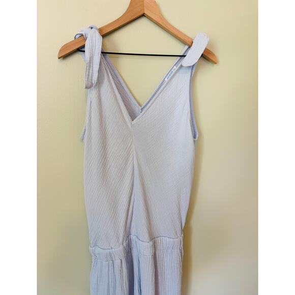 4Our Dreamers Gauze Jumpsuit Romper Blue Medium - Picture 3 of 10